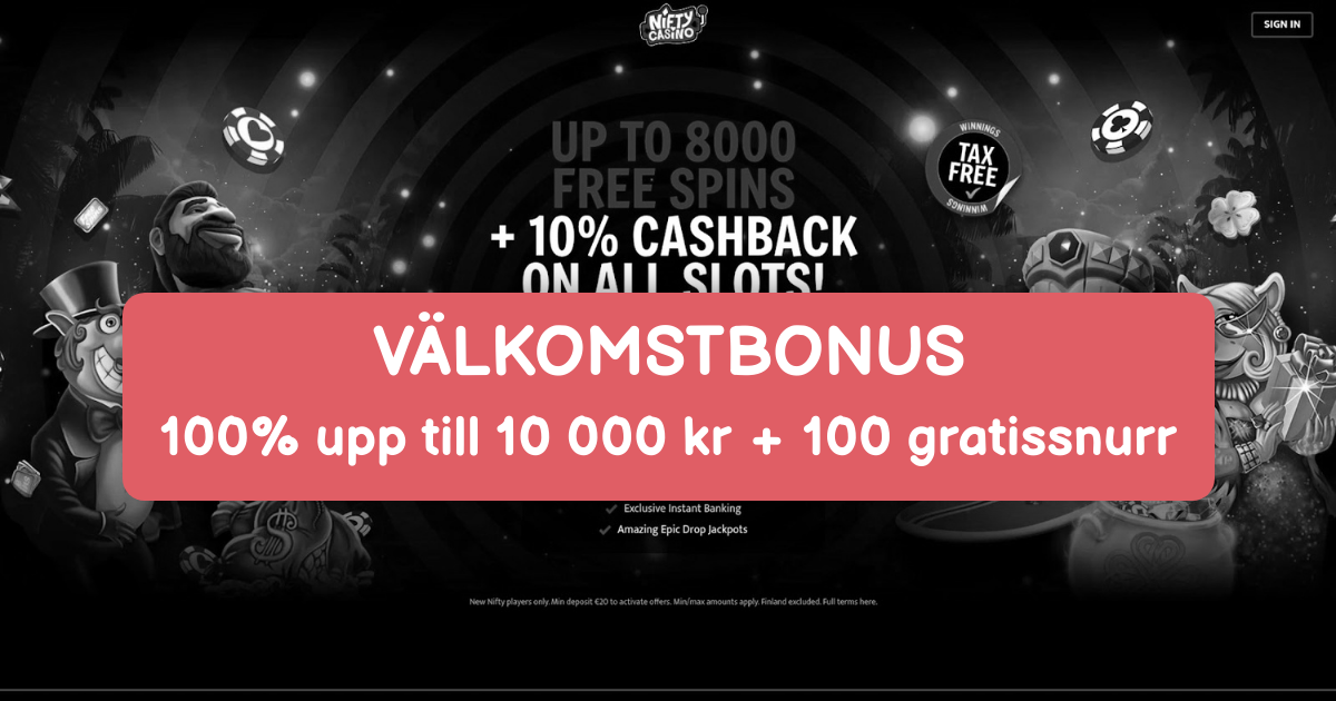 Nifty Casino Sverige